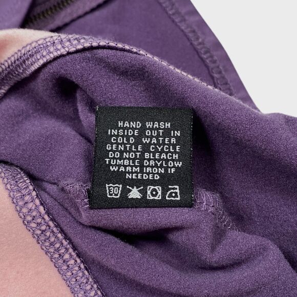 BCBG Maxazria Womens Jacket M Purple Pink Stripe Athletic Track Full Zip Active - Picture 9 of 10